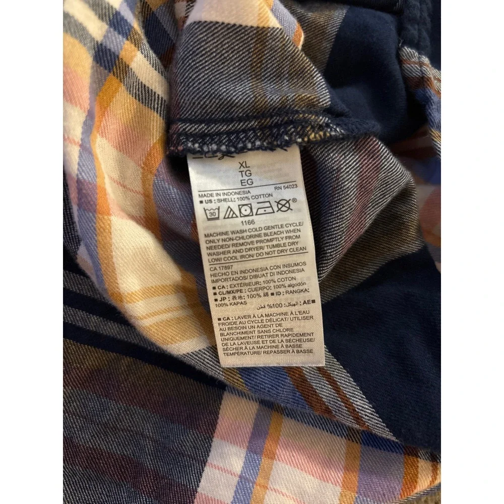 Old‎ Navy XL boyfriend shirt long sleeve button up plaid